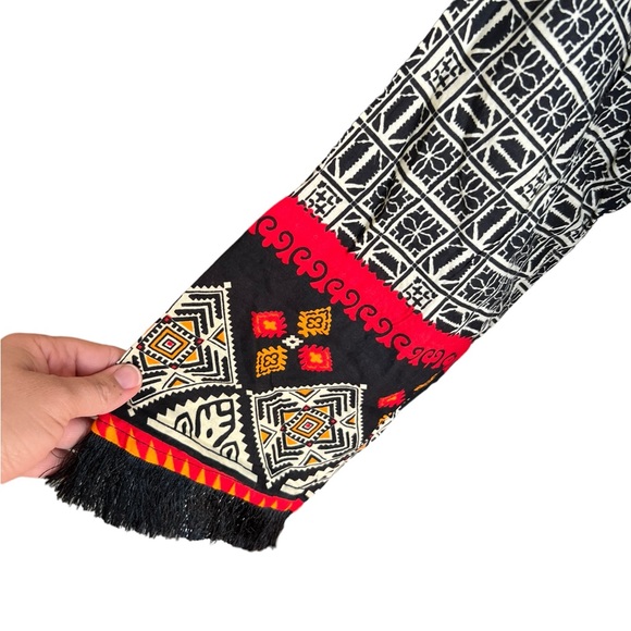 Beautiful beaded sequined Indian Pakistani knee length dress with slits Sz M - Picture 3 of 14